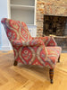 country house period arm chair howard & sons style