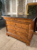 exceptional antique burr walnut marble french empire commode chest drawers circa 1830