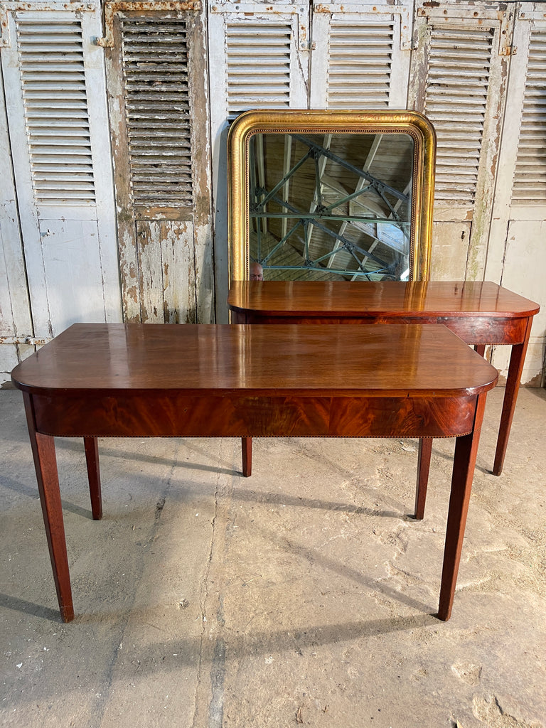 antique georgian mahogany console dining tables
