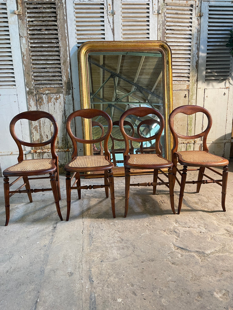 antique cane chairs