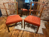 georgian chippendale mahogany chairs