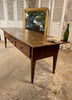 antique french provincial fruitwood four plank refectory farmhouse kitchen serving/console table circa 1810