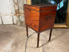 early regency mahogany cellerette side table console circa 1810