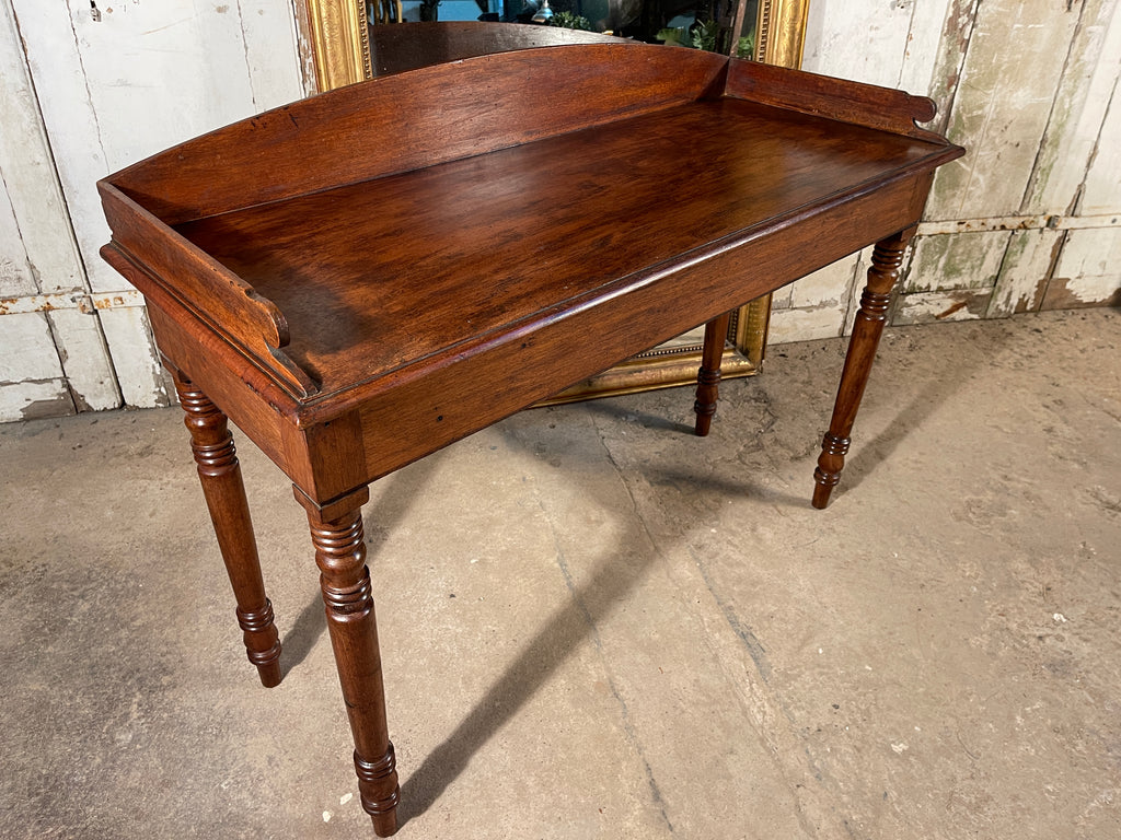antique period mahogany desk console circa 1840