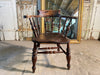 antique ash elm elbow smokers chair
