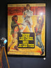 large vintage spaghetti western cinema poster wall art
