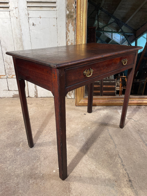 early antique georgian/george ii honduras mahogany writing/side table circa 1740