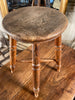 antique elm tavern stool seat