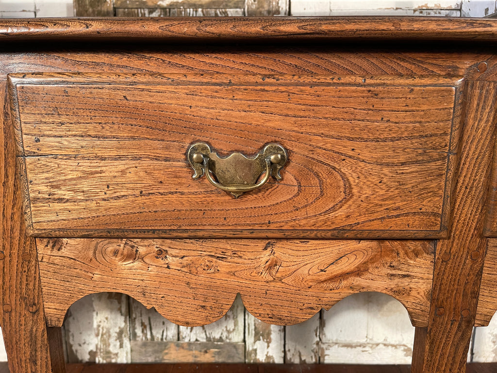 exceptional antique early georgian welsh elm kitchen cupboard dresser