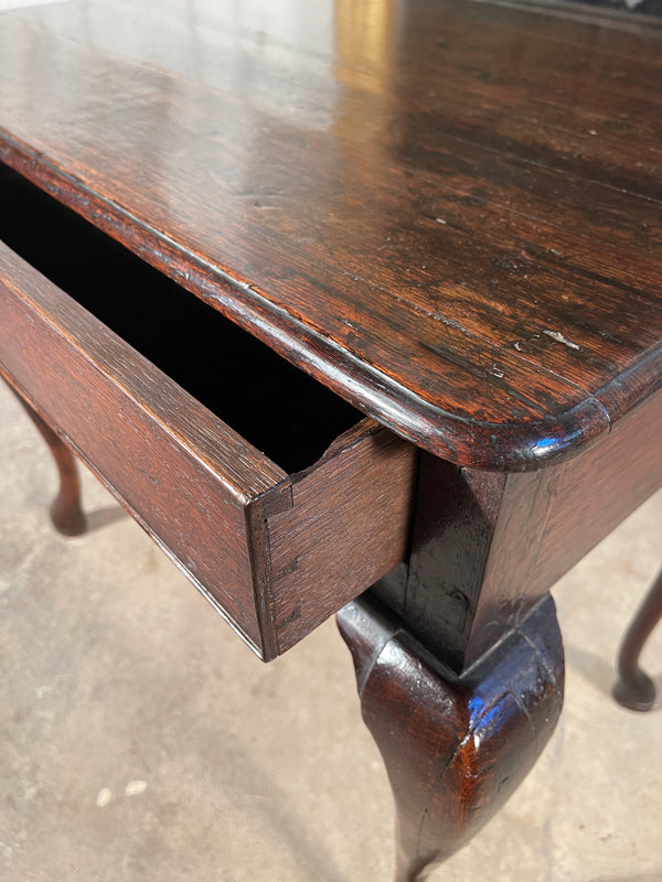 early antique georgian oak lowboy console table circa 1730