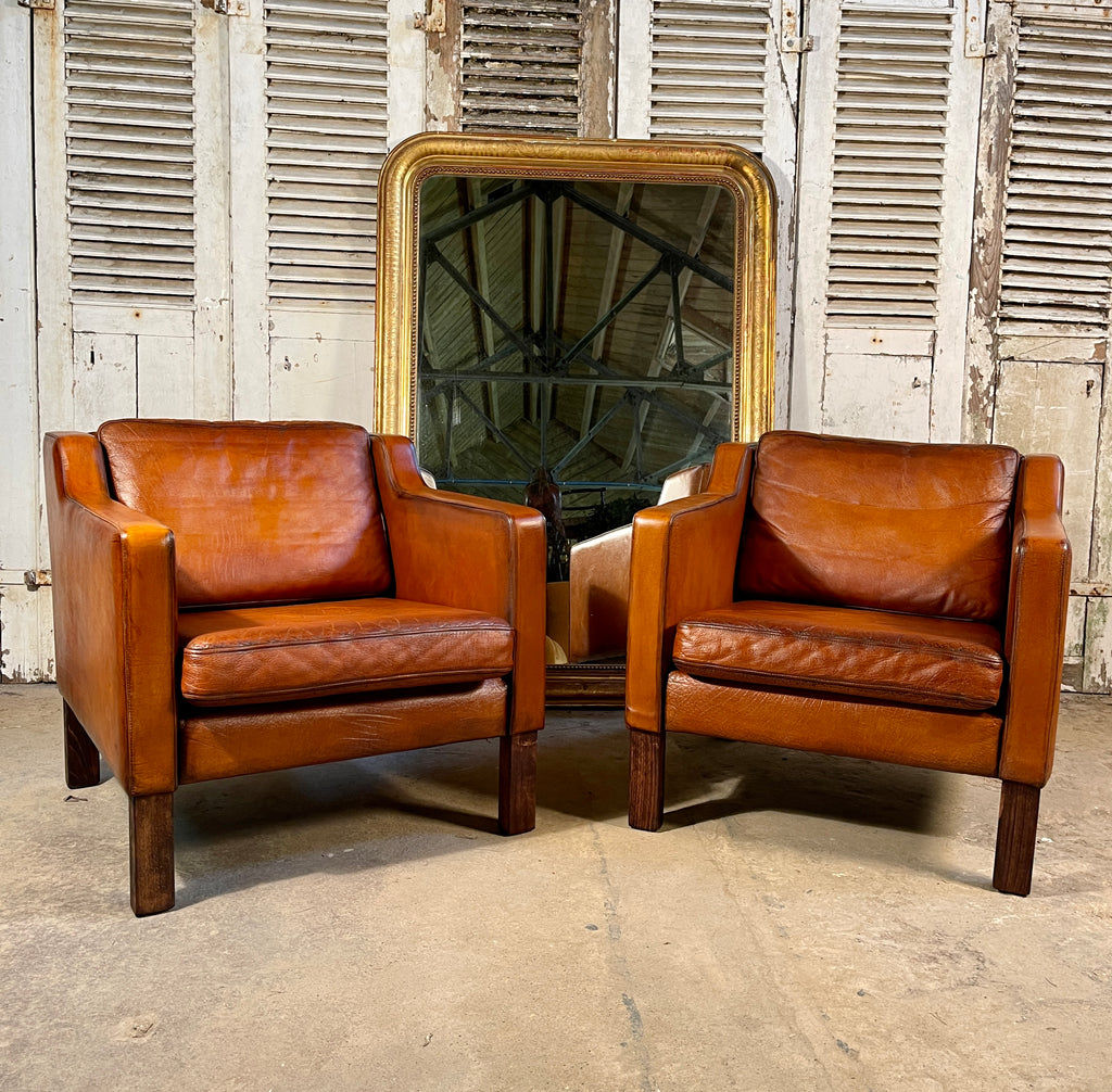 exceptional mid century børge mogensen danish design leather armchair