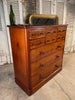 antique mahogany housekeepers chest drawers