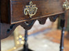 antique english 17th century charles ii oak side table, circa 1680